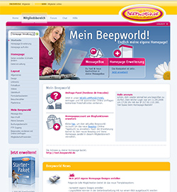 Übersichtsbild vom Mitgliedsbereich